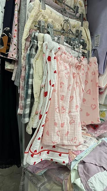 Шорты: Отдельные шорты Штаны Капри для дома Натуральная ткань Для заказа или — 3