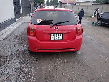 Унаа: Toyota Corolla: 2004 г., 1.8 л, Кол менен иштөөчү, Бензин, Хетчбек — 4