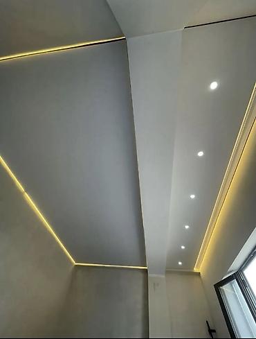 Натяжной потолок: Натяжные потолки с интегрированными световыми линиями - — 18