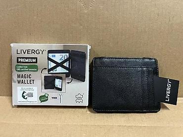 Novčanici: Livergy Premium “Magic Wallet” – crni kožni novčanik/kartičar - — 3