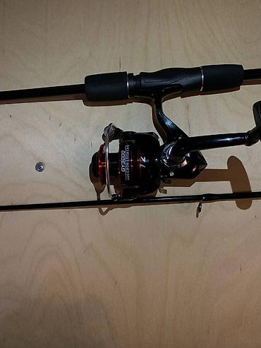 Удочки и спиннинги: Спиннинговый комплект для ловли хищника - Разборное удилище 2 секции — 8