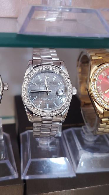 Aksesuarlar: Məhsul: Klassik üslubda kişi/qadın qol saatları (Rolex tərzində — 5