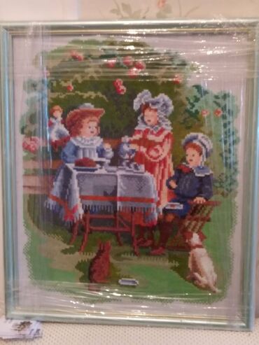 Şəkillər, tablolar: ВЫШИВКА. Вышитые картины в раме. Обращаться по номеру Женщина с — 6