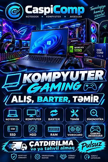 mini karavan satisi: CaspiComp – Notebook, kompüter və aksesuarlar . Xidmətlər: - Gaming — 1