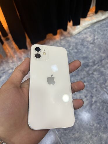 Apple iPhone: IPhone 12, 64 GB, Ağ, Face ID