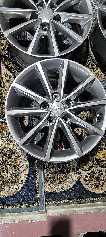 Куйма Дисктер R 16 Hyundai, Комплект, тешиктери - 5, Колдонулган — 10