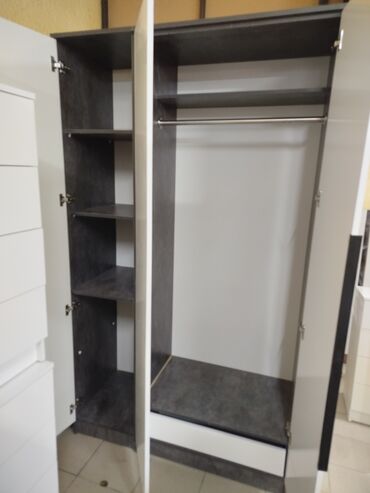 Шкафы для одежды: Шкаф для одежды, Новый, Прямой, ЛДСП — 5