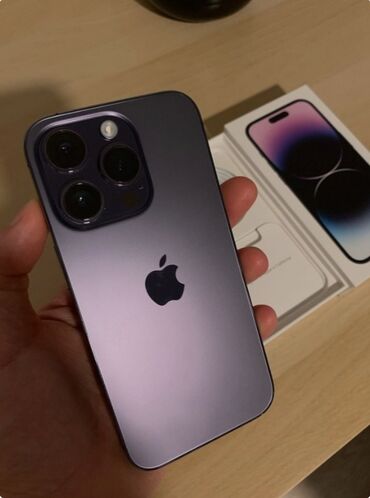 Apple iPhone: IPhone 14 Pro Max, Новый, 512 ГБ, Синий, Зарядное устройство, 100 %