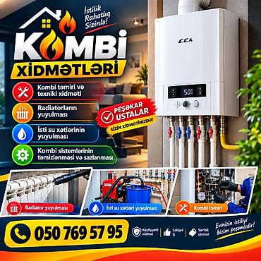 təmir kombi: Kombilərin təmiri, və yuyulması, xırdalan Hər növ kombilərin təmiri və — 2