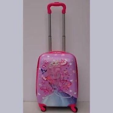 Rančevi, torbe i koferi: Dečiji kofer na točkiće sa motivom princeze Sofije. Kofer ima — 7