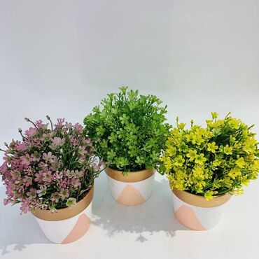 биндеры supu для дома: Цветы в горшке полевой цветок - 20см homeland магазин декора