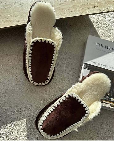 Papuče: Papuče bоја - Braon — 4