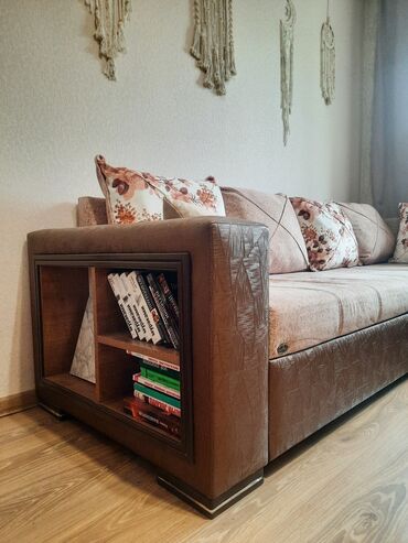 Divanlar: Künc divan, İşlənmiş, Açılan, Bazalı, Vеlur parça, Çatdırılma yoxdur — 3