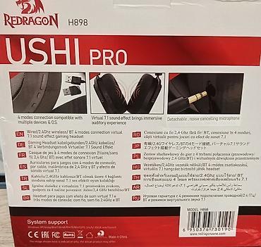 redragon: Беспроводные полноразмерные наушники, Новый — 2