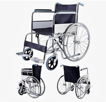 Ходунки, костыли, трости, роллаторы: Инвалидная коляска 24/7 новые доставка Бишкек все размеры бесплатная