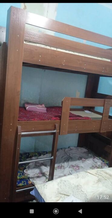 купить двухъярусную кровать для взрослых бу: Срочно продам детскую трёх ярусную кровать а хорошему состояние