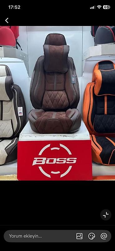 Аксессуары и тюнинг: Avtomobil oturacağı üçün “BOSS” universal üzlüklər və ortopedik — 4