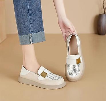 Другая женская обувь: Распродажа♨️ Женская повседневная обувь кожаные мокасины. Кожа из at lalafo.kg — 6 Другая женская обувь: Распродажа♨️ Женская повседневная обувь кожаные мокасины. Кожа из — 6