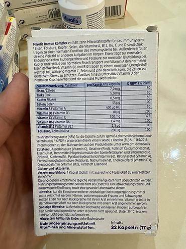 c vitamini tablet: Məhsul: Mivolis Immun Komplex – 10-u 1-də mikroqida kompleksi — 2