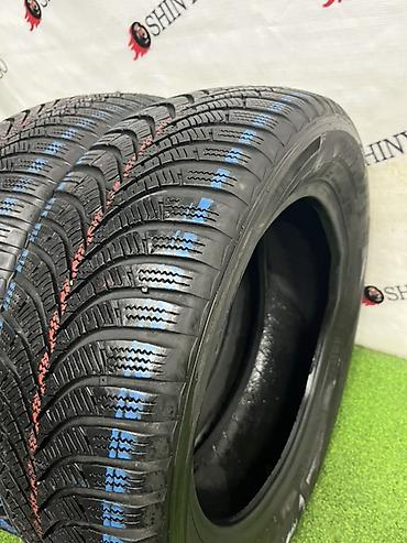 210: Шины 195 / 60 / R 16, Зима, Б/у, Пара, Легковые, Hankook — 2