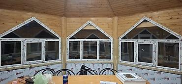 Plastik pəncərələr: Yeni İkiqat şüşə paketi Plastik pəncərə, Еni: 2 sm, Uzunluğu: 5 sm, Pulsuz quraşdırma — 53