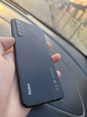 Redmi: Redmi, Redmi Note 8, Б/у, 64 ГБ, цвет - Черный, 2 SIM