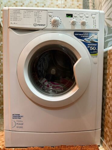 соковыжималка блендер 2 в 1: Кир жуучу машина Indesit, Автоматтык, 5 кг чейин, Толук өлчөм