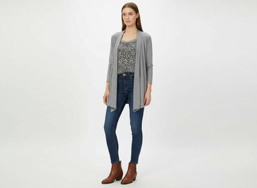 kamizelka damska długa mohito: Women`s knitwear, size M