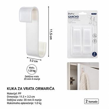 KMT Debeli S oblikovani kuka 3280352 Praktična S-kuka za organizaciju