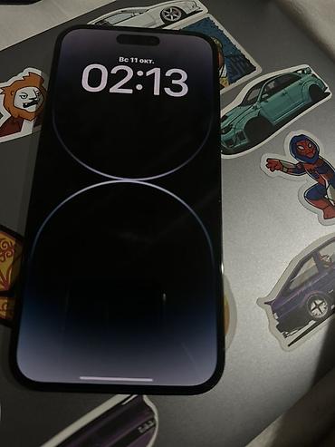 IPhone 14 Pro Max, Б/у, 128 ГБ, Черный, Коробка, 79 %
