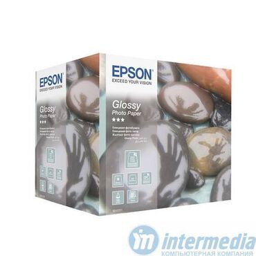 printer epson t 50: Фотобумага Epson C13S042201 (A6 (10x15), Glossy, 225 g/m2, 500 sheets)