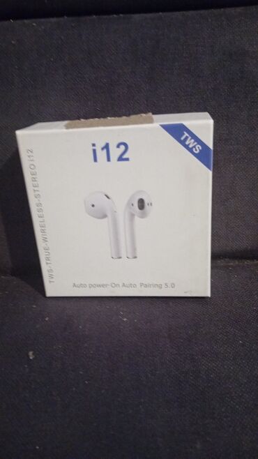 Slušalice: Bluetooth slušalice i12 TWS Bluetooth: v5.0+EDR Podržava: SiRi — 10