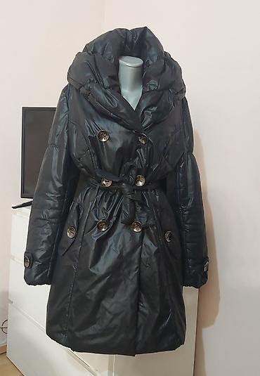 Personal Items: Ženska zimska jakna/kaput u crnoj boji - Model: puffer-parka sa — 1