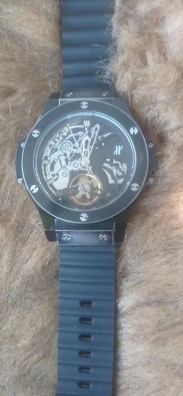 orginal saatlar: İşlənmiş, Qol saatı, Hublot, rəng - Qara — 1