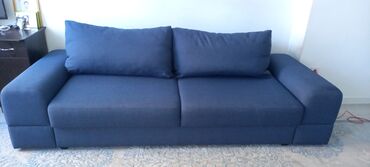 модульная мебель: Диван-кровать, цвет - Синий