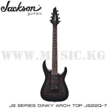 Стойки для музыкальных инструментов: Электрогитара Jackson JS Series Dinky Arch Top JS22Q-7 DKA HT