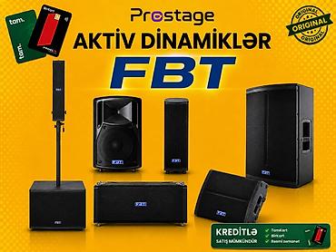 FBT aktiv dinamiklər daxili gücləndirici ilə təchiz olunmuş peşəkar lalafo.az -da FBT aktiv dinamiklər daxili gücləndirici ilə təchiz olunmuş peşəkar