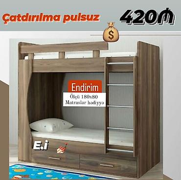 naduvnoy matras: Ikimərtəbəli çarpayı matras 🎁 — 1