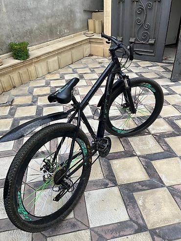 Velosipedlər: Ikisdie 29luğdu ikisine 290 Dağ tipli velosiped – yaşıl/qara rəng — 5