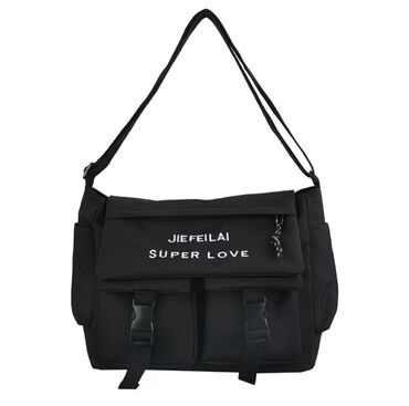 купить рюкзак школьный: 🎒 Унисекс сумка-мессенджер JIEFEILAI "SUPER LOVE" Описание: Стильная и