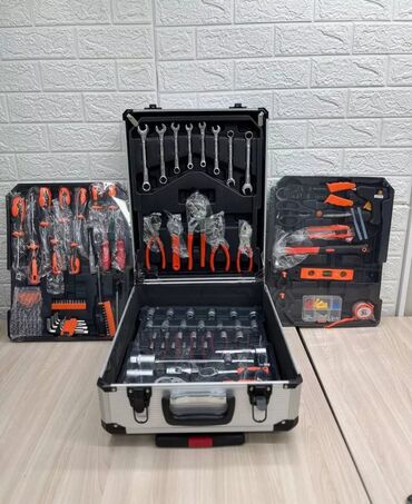 электро генератор: Большой универсальный набор инструментов в алюминиевом кейсе на