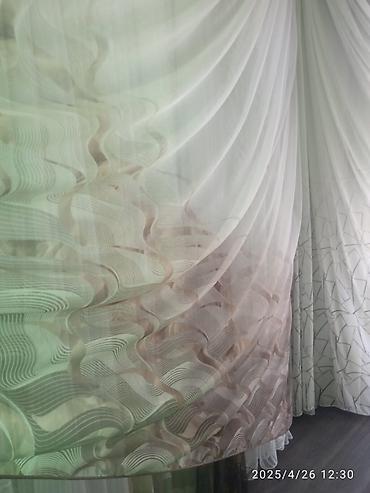 Тюли: Воздушные тюлевые шторы с вышивкой - Материал: легкий полупрозрачный — 17