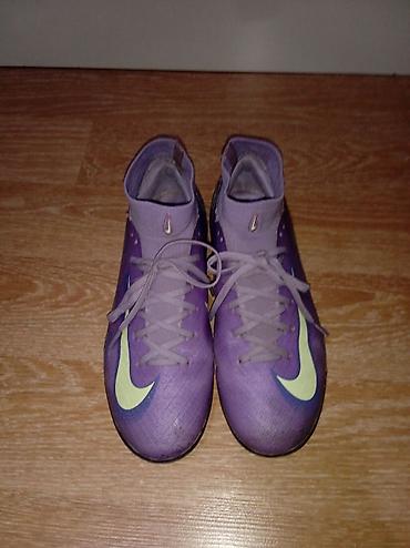 роналду бутсы: Размерь 38-37 Футзалки Nike (тизер Mercurial/CR7), цвет фиолетовый с — 1