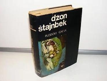 gitare cene: Plodovi gneva džon štajnbek1977 slovo ljubvetvrd povezzaštitni omot je — 5