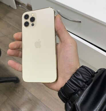 Apple iPhone: IPhone 12 Pro, 256 GB, Qızılı, Barmaq izi, Face ID