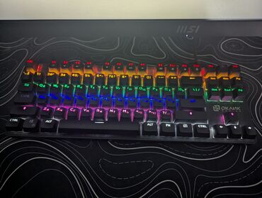 клавиатура компьютера цена бишкек: Клавиатура, Механикалык, Зымдуу туташтыруу, Өлчөмү: 80%