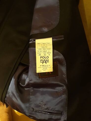Рубашки: Мужской костюм, Летний, U.S. Polo Assn, XL (EU 42), цвет - Черный