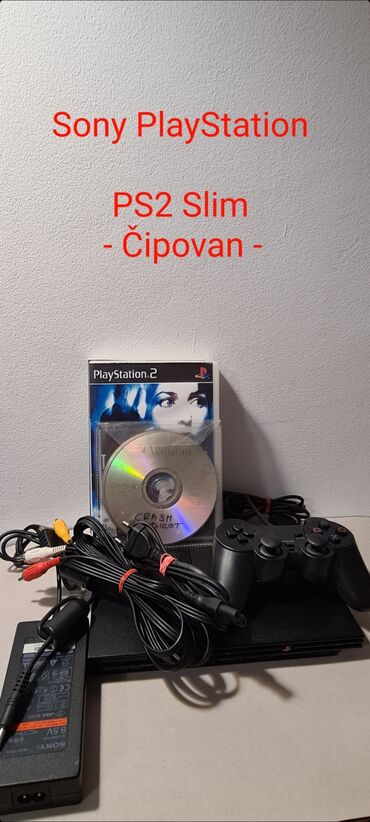 dzojstik za playstation 4: Na prodaju SonyPlaystation 2 PS2 Slim, Model: SCPH 70004. •