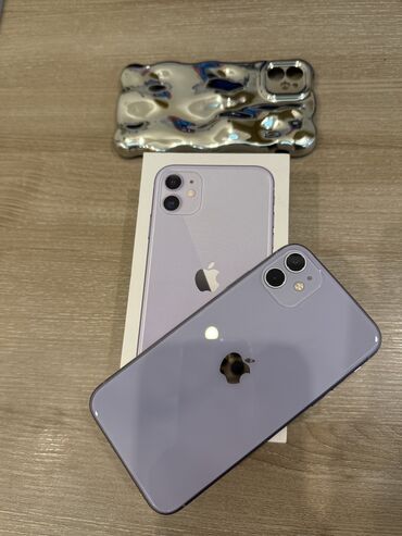iphone 16 2 ci el: IPhone 11, 64 GB, Deep Purple, Simsiz şarj, Face ID