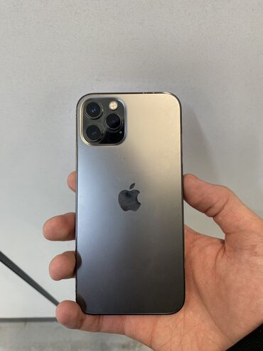 телефоны на продажу: IPhone 12 Pro, Колдонулган, 128 ГБ, Кара, Коргоочу айнек, Каптама, 85 %